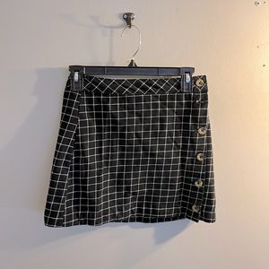 Plaid Mini Skirt
